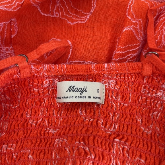 Maaji / South Moon Under Orange Dress - Size S - Never Worn - Picture 5 of 5